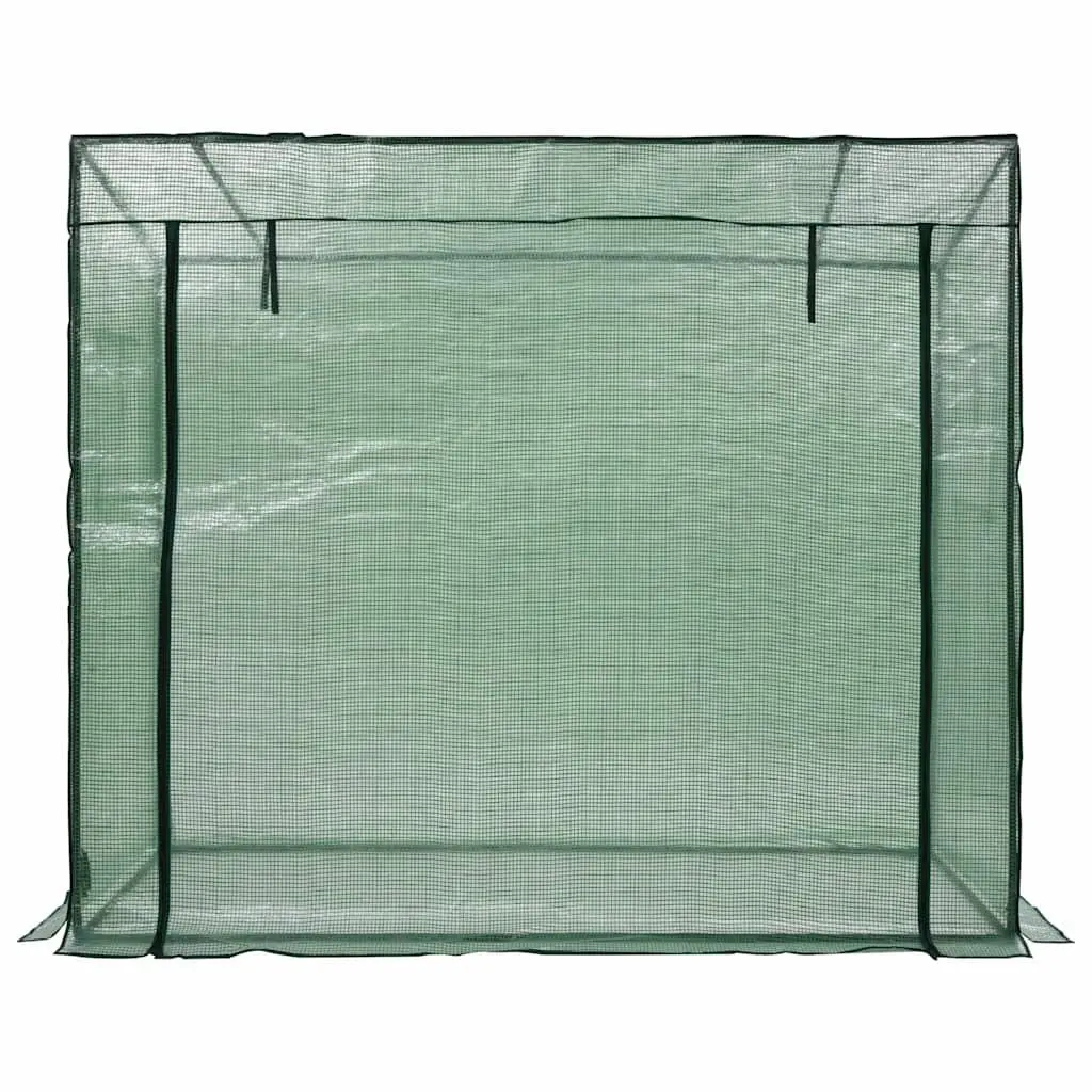 Portable Greenhouse UV Protected Green Steel Frame Walk-in 200x80x173cm