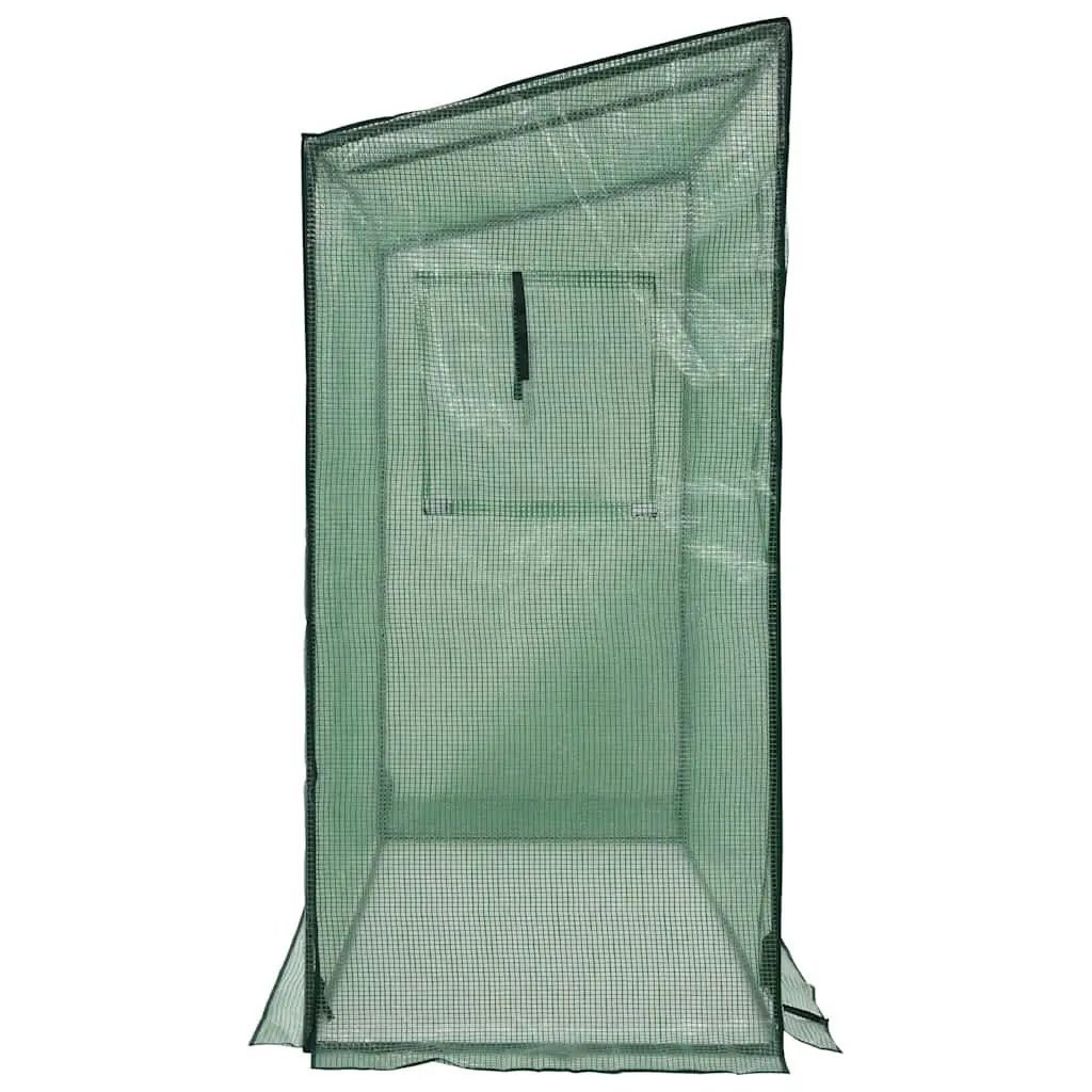 Portable Greenhouse UV Protected Green Steel Frame Walk-in 200x80x173cm