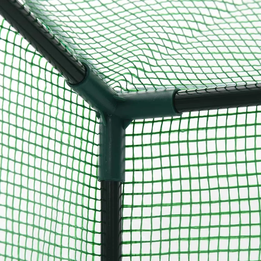 Portable Greenhouse UV Protected Green Steel Frame Walk-in 200x80x173cm