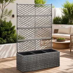 Your New Favorite Raised Bed Planter with Trellis