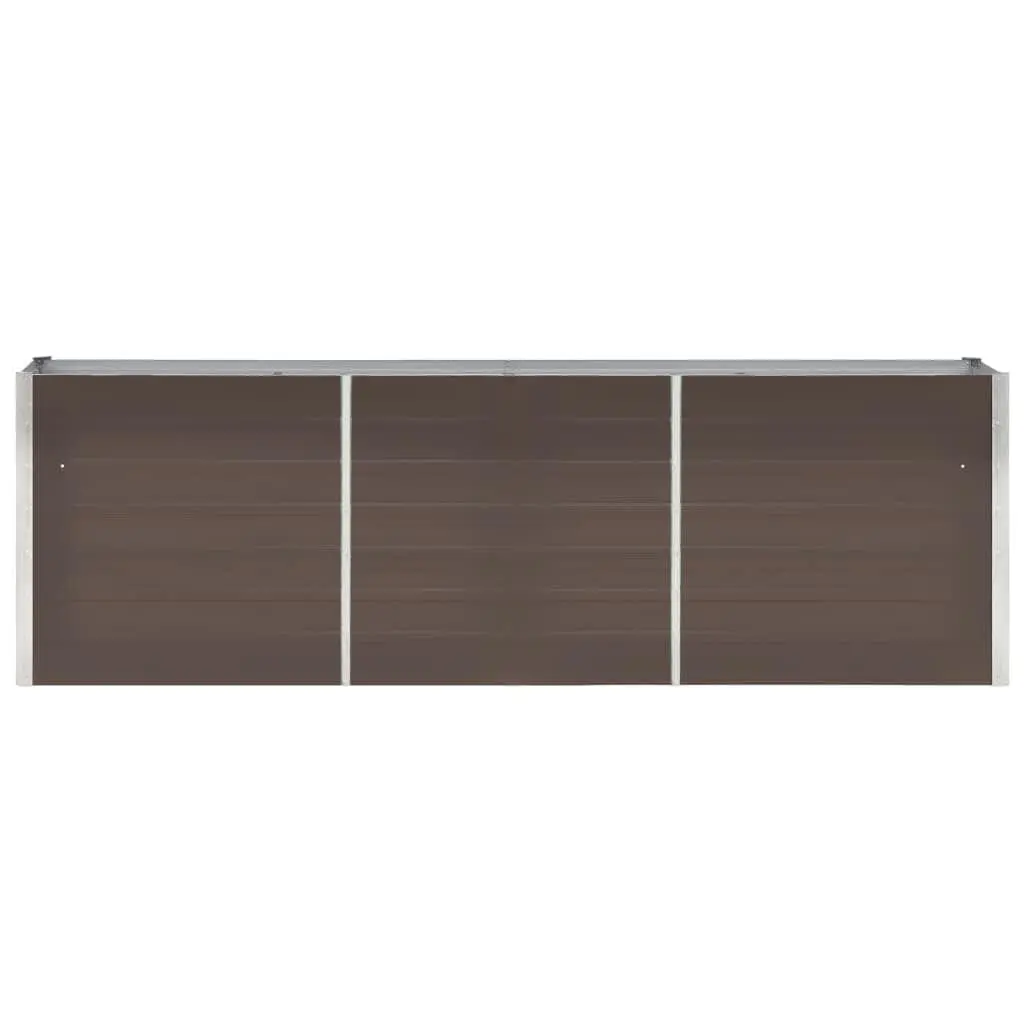 Raised Garden Bed Planter Box Metal Heavy-Duty Galvanised Steel 240 x 40 x 77 cm