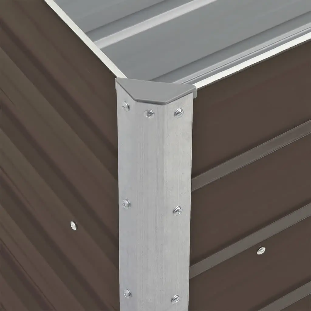 Raised Garden Bed Planter Box Metal Heavy-Duty Galvanised Steel 240 x 40 x 77 cm