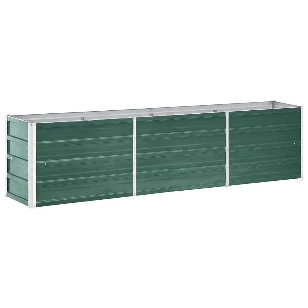 Raised Garden Bed Planter Box Weather Resistant Green 240 x 40 x 45 cm
