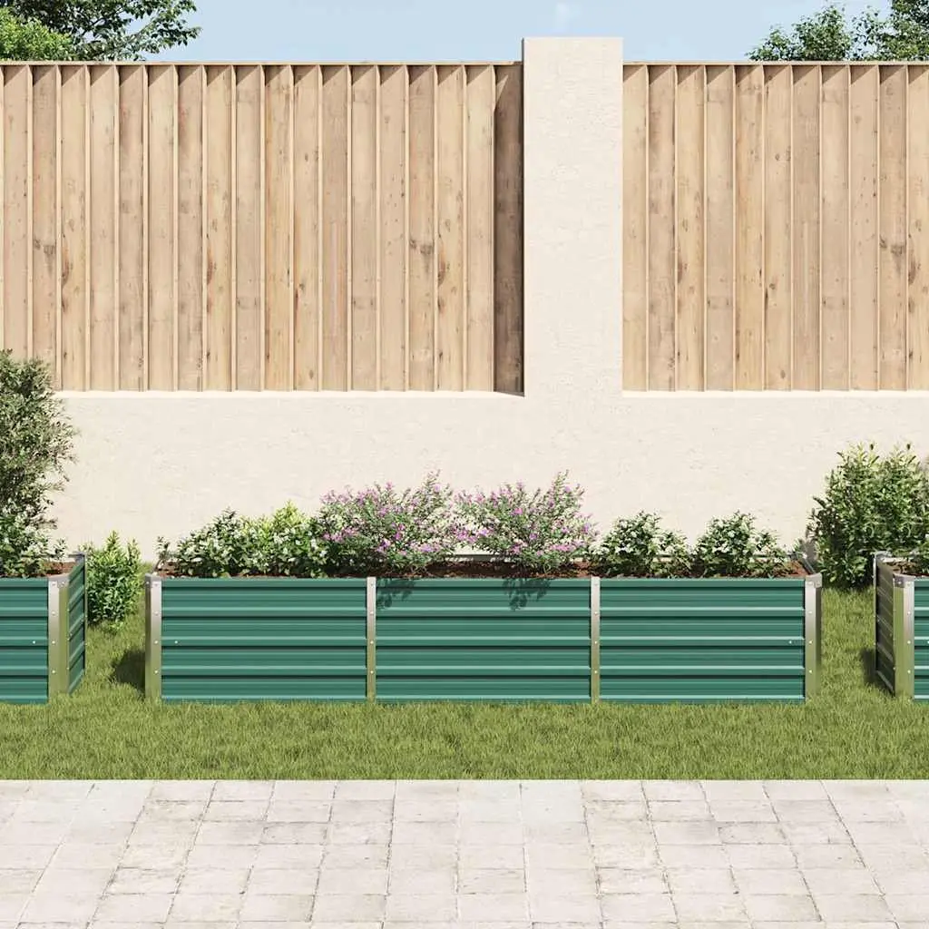 Raised Garden Bed Planter Box Weather Resistant Green 240 x 40 x 45 cm