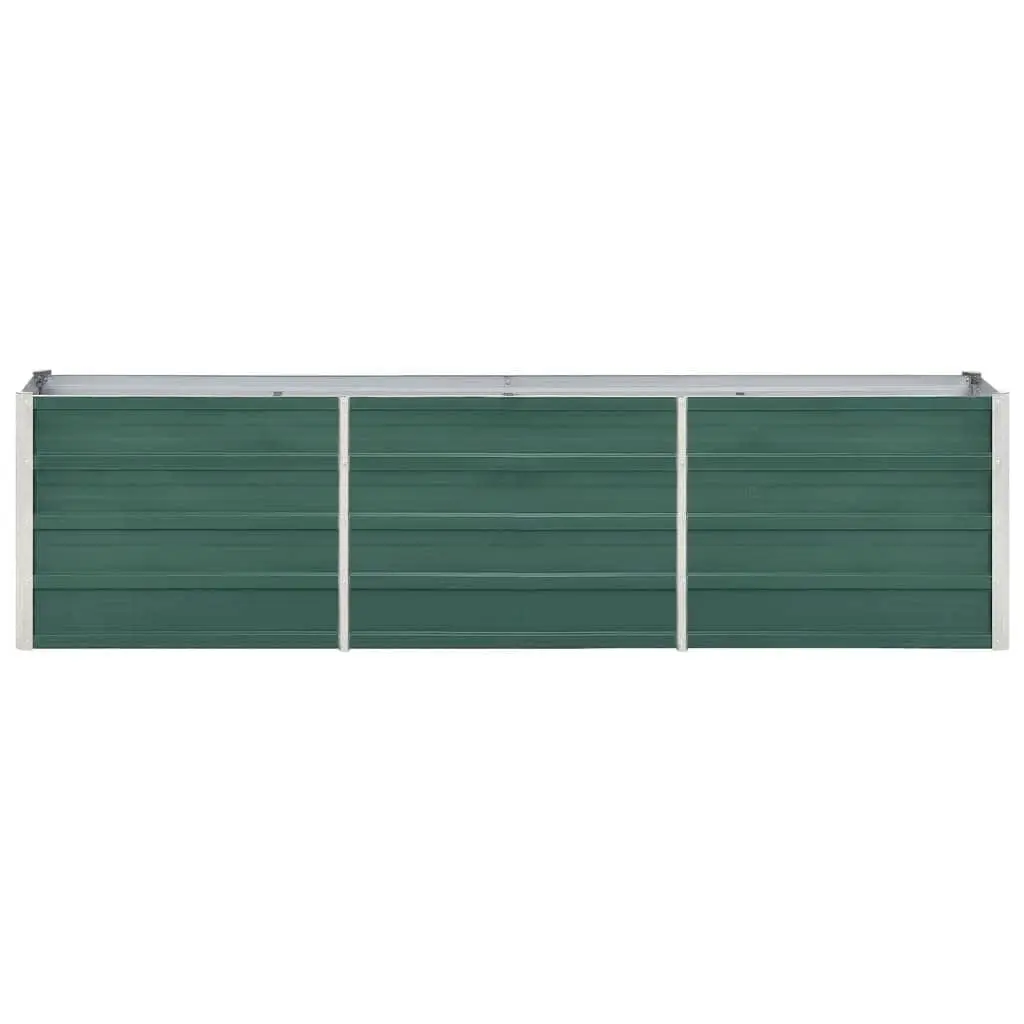 Raised Garden Bed Planter Box Weather Resistant Green 240 x 40 x 45 cm