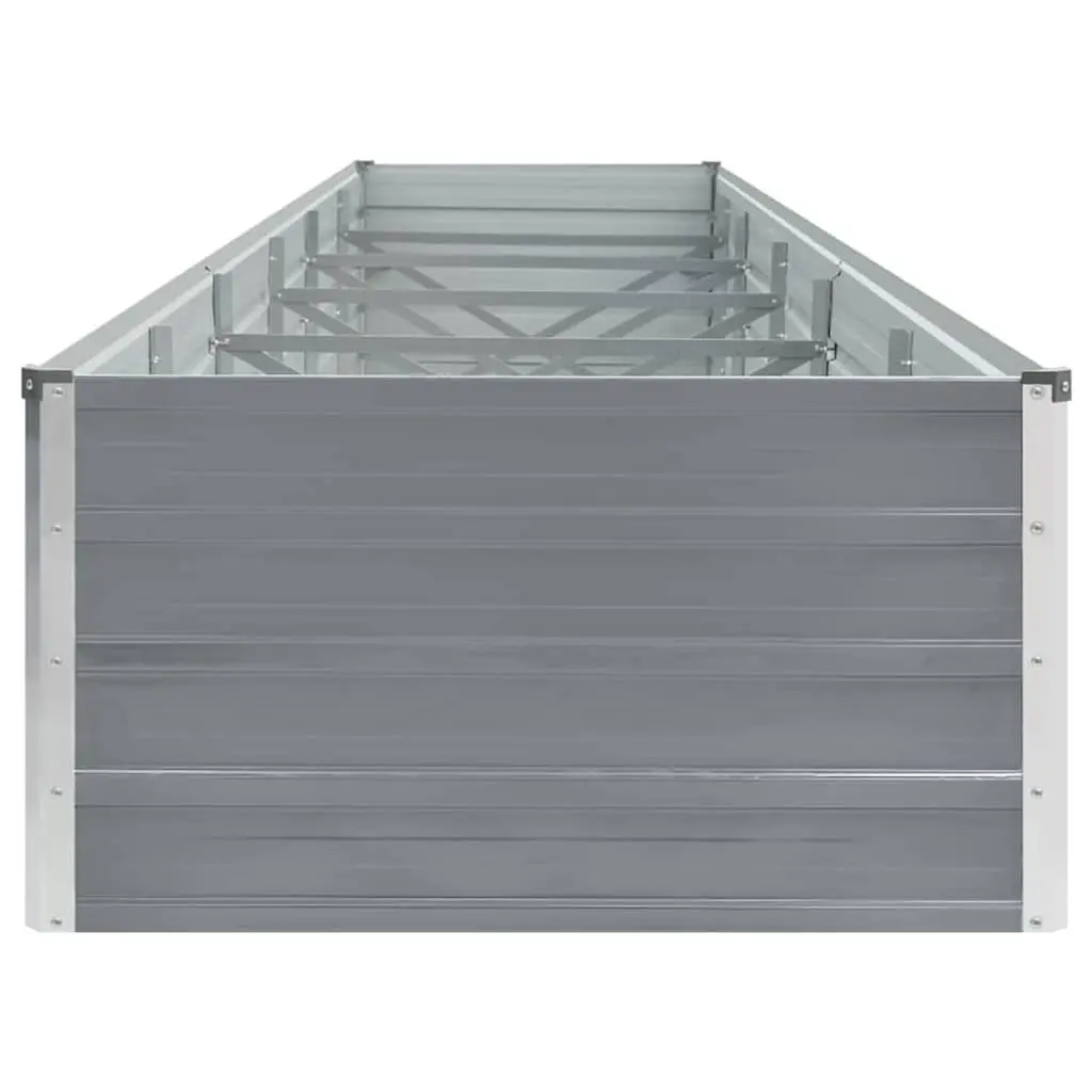 Garden Raised Bed Galvanised Steel Planter Box 480 x 80 x 45 cm