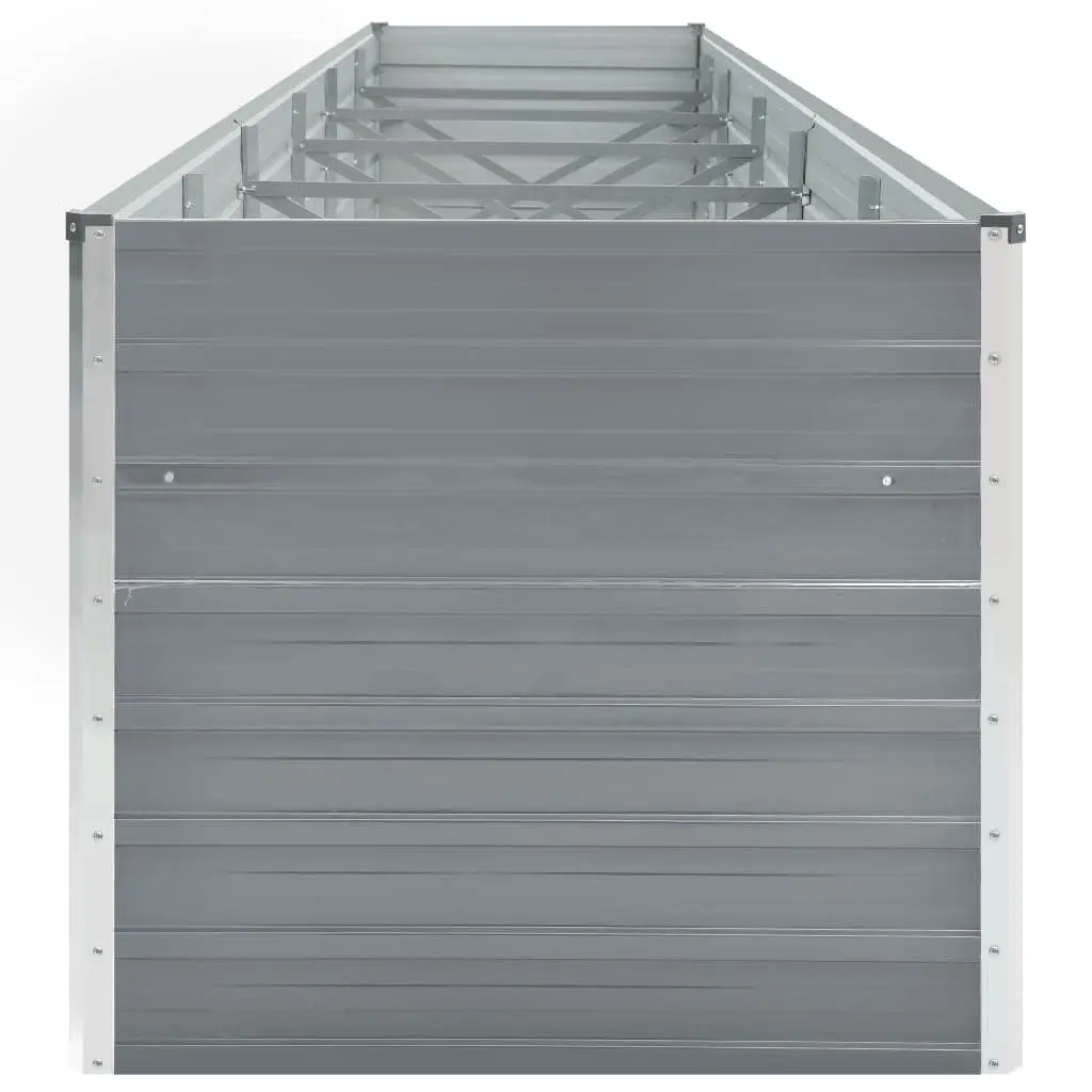 Galvanised Steel Raised Garden Bed Outdoor Planter Box 480 x 80 x 77 cm