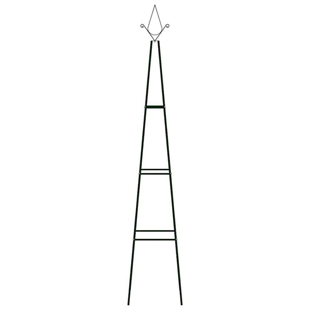 3-Tier Garden Trellis Support Rack Dark Green for Climbing Plants