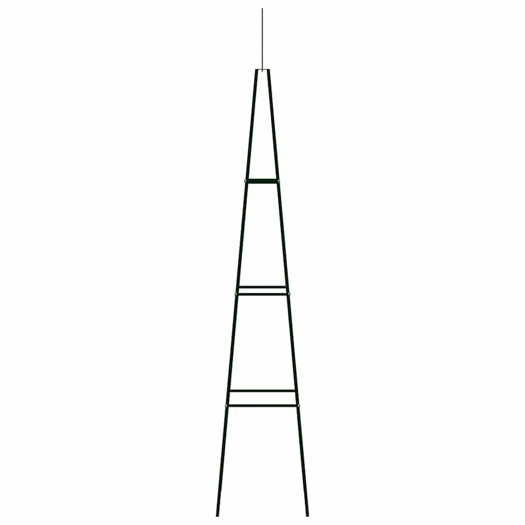 3-Tier Garden Trellis Support Rack Dark Green for Climbing Plants