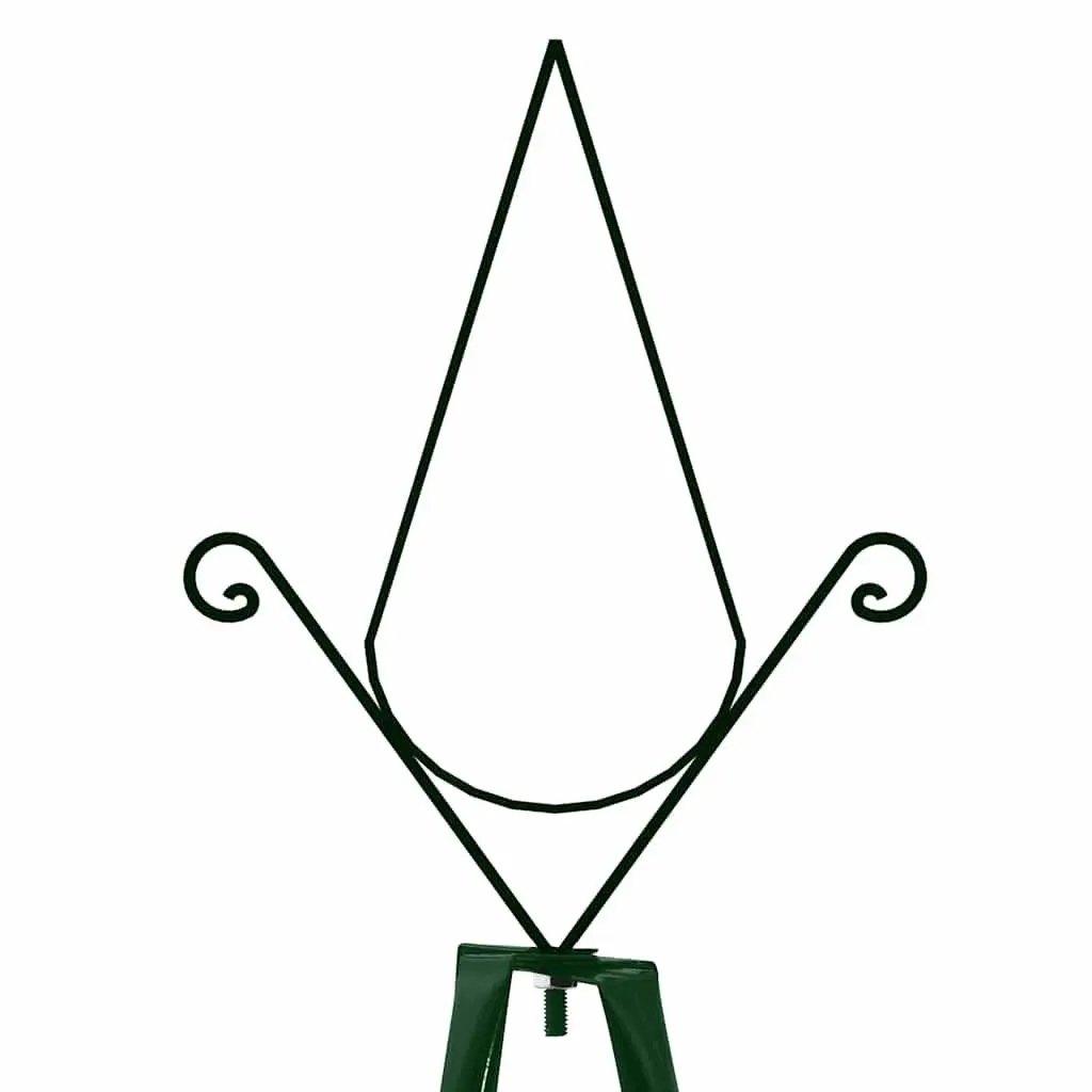 3-Tier Garden Trellis Support Rack Dark Green for Climbing Plants