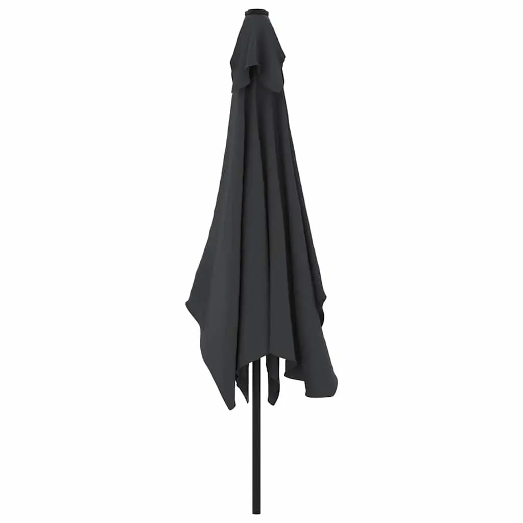 Garden Parasol Outdoor Sunshade Patio Umbrella 300x200cm Crank Tilt Foldable