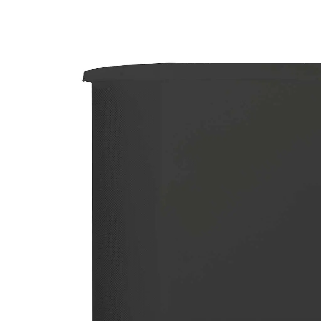 9-Panel Folding Wind Screen Outdoor Garden Shelter Anthracite 1200x160cm