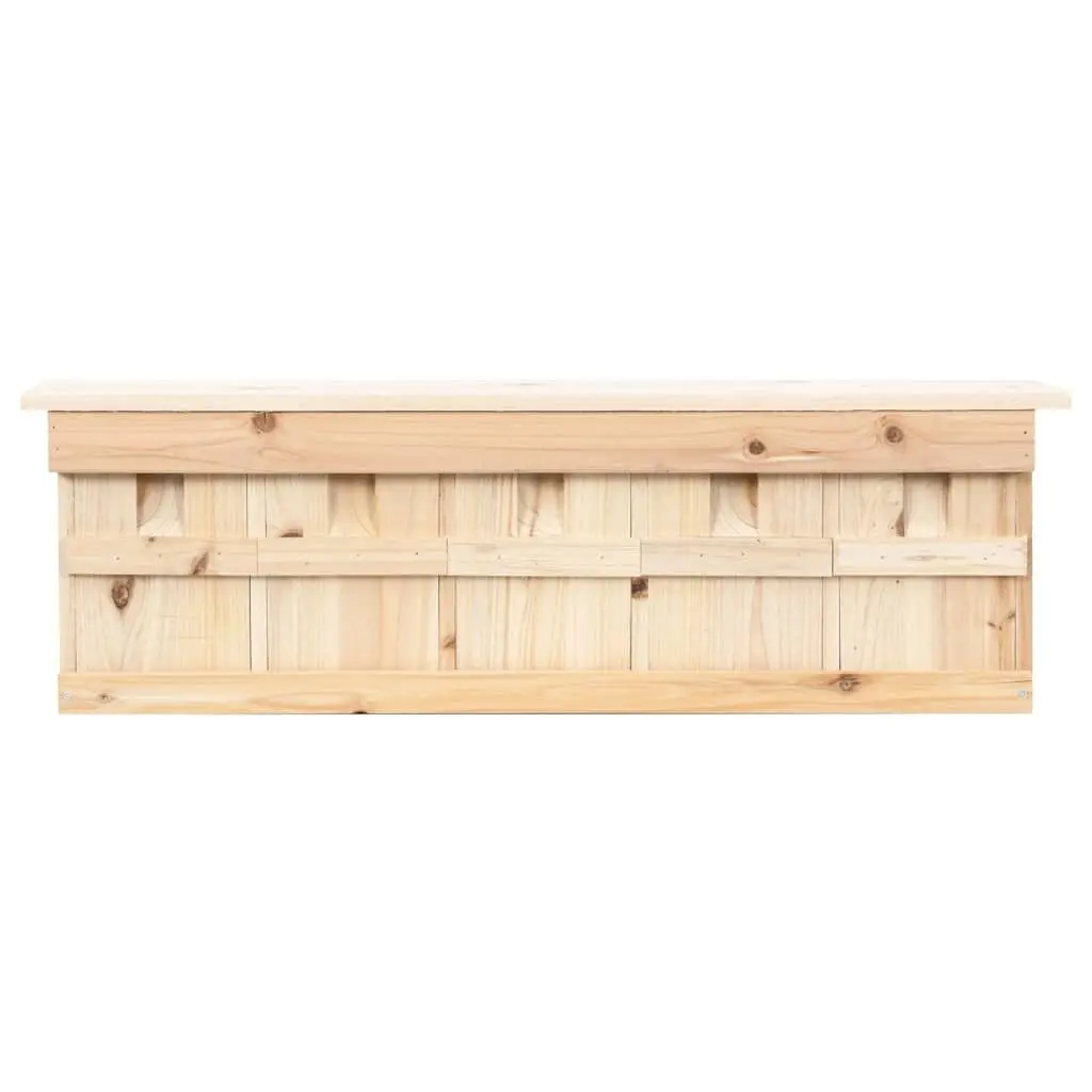 Wooden Sparrow House 5 Rooms Outdoor Nesting Box with Metal Hangers