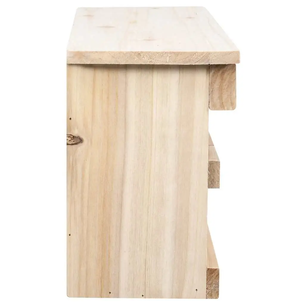 Wooden Sparrow House 5 Rooms Outdoor Nesting Box with Metal Hangers