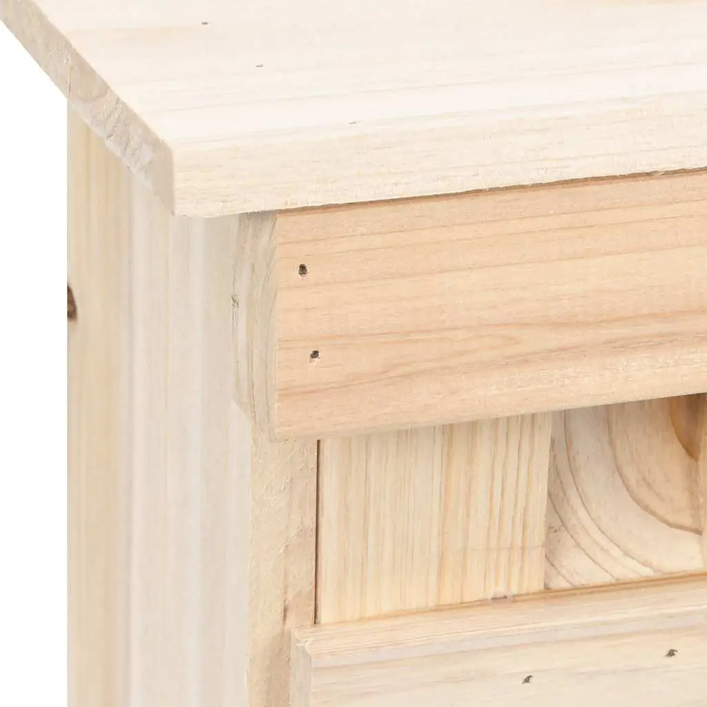 Wooden Sparrow House 5 Rooms Outdoor Nesting Box with Metal Hangers