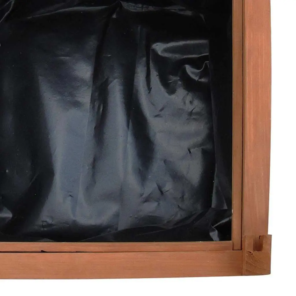 Raised Garden Beds Wooden Planters Weather-Resistant 50x50x50cm 2 Pack