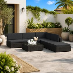 Friendly 6-Piece Lounge Set for Your Outdoor Comfort