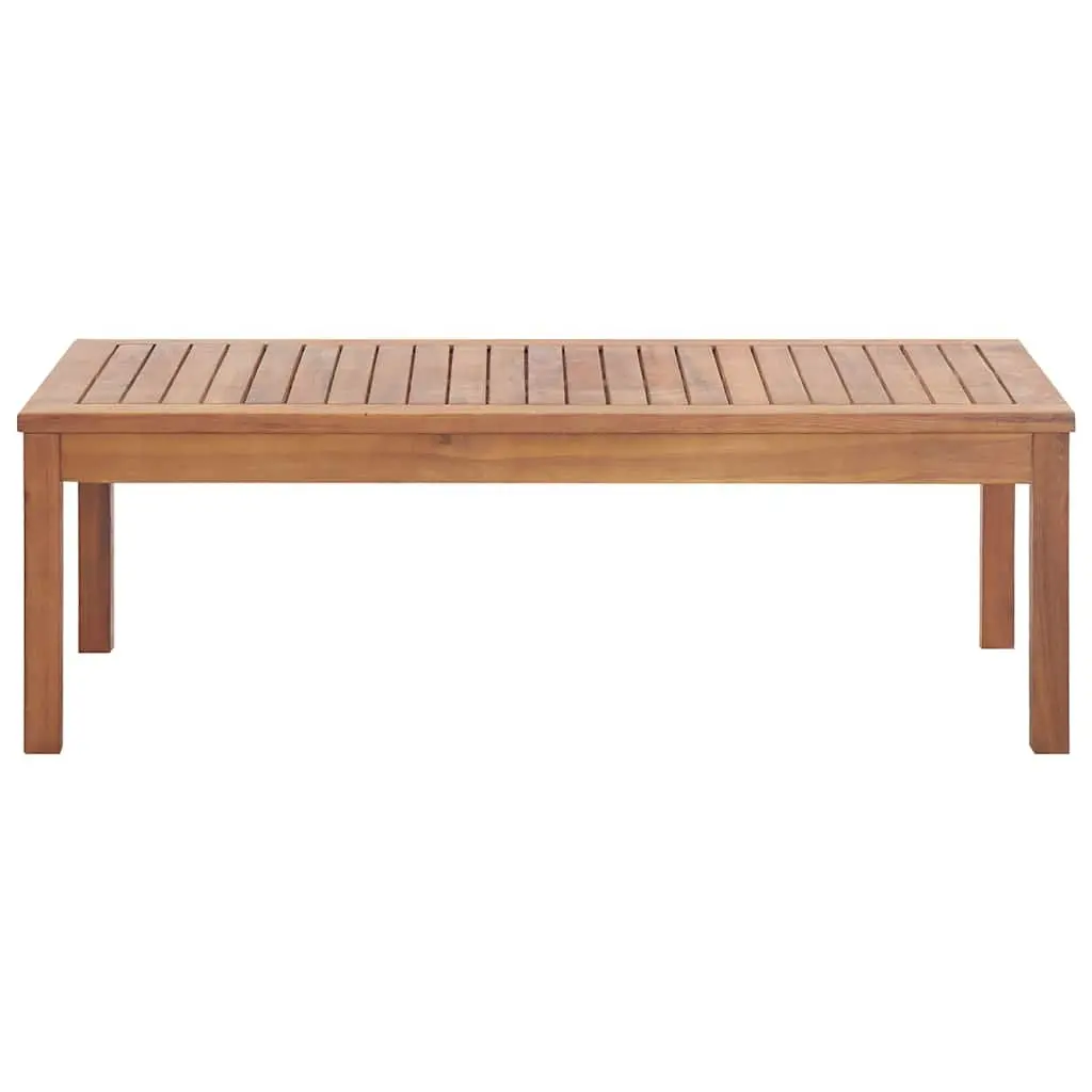 Garden Lounge Set Weather-resistant Acacia Wood 4 Piece Outdoor Furniture Sofa with Cushions