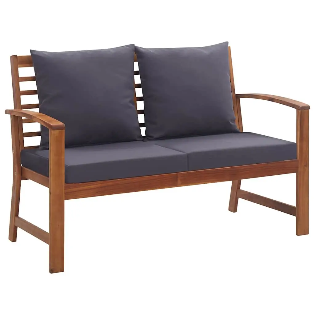 4 Piece Grey Garden Lounge Set