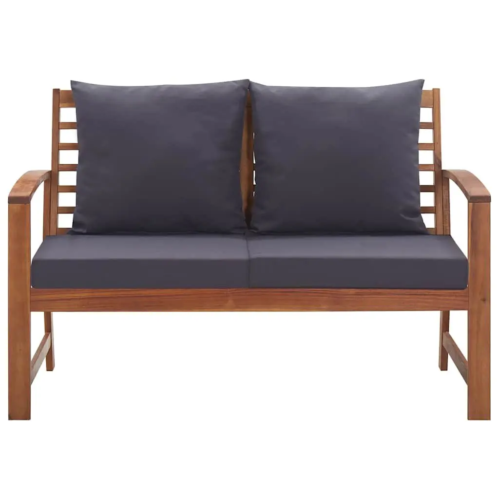 4 Piece Grey Garden Lounge Set