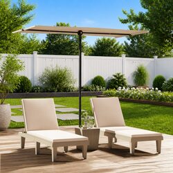 Your Friendly Garden Parasol with 180-Degree Rotation