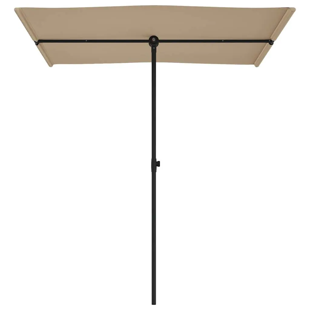 Garden Parasol Rotating Cantilever Umbrella 180x110cm UV Protective Polyester Cover