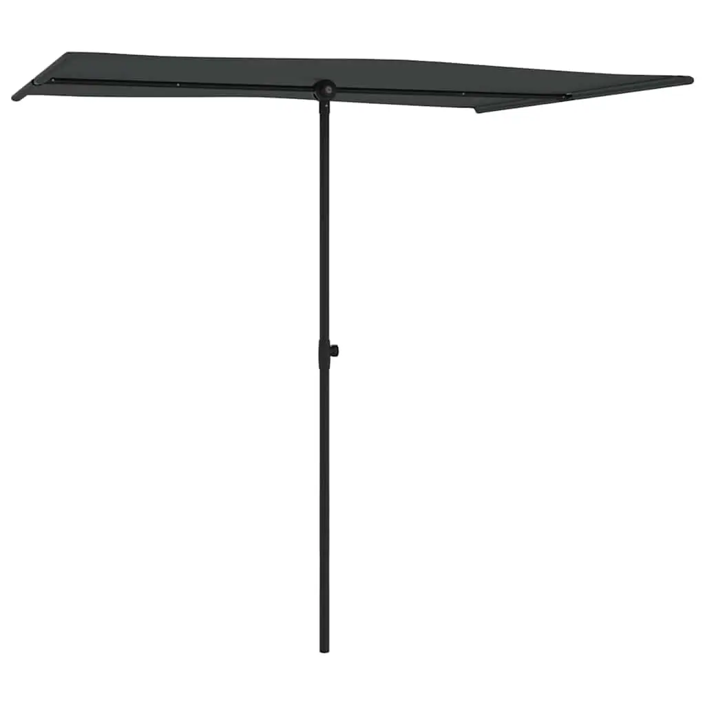 Garden Parasol UV Protective 2x1.5m Anthracite Outdoor Umbrella