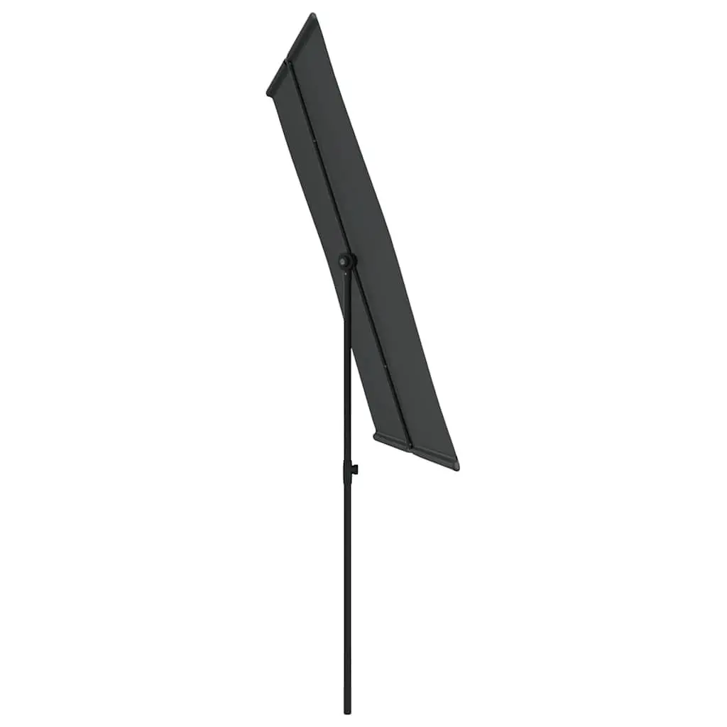 Garden Parasol UV Protective 2x1.5m Anthracite Outdoor Umbrella