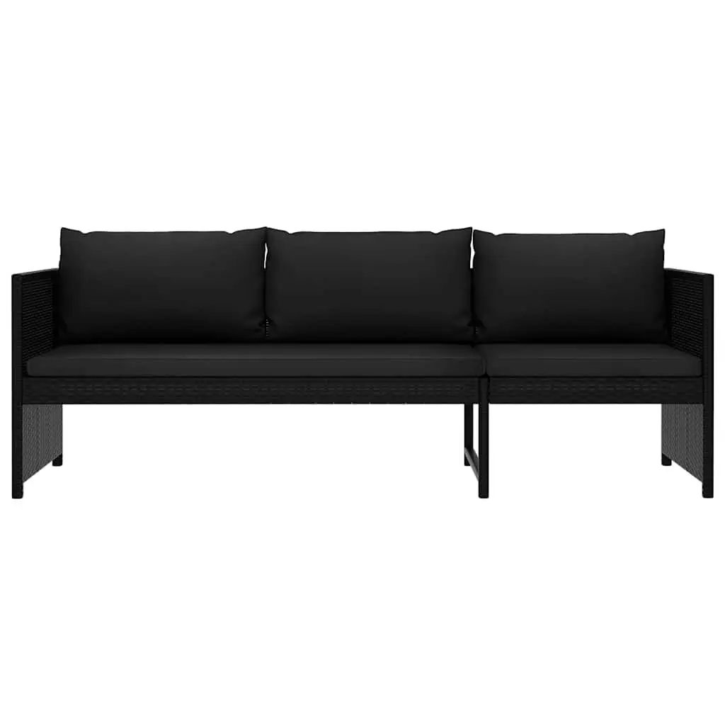 3 Piece Rattan Lounge Set
