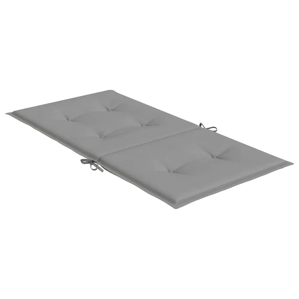 Grey Lowback Chair Cushions