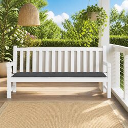 Your New Garden Bench Cushion: Black 200x50x3 cm