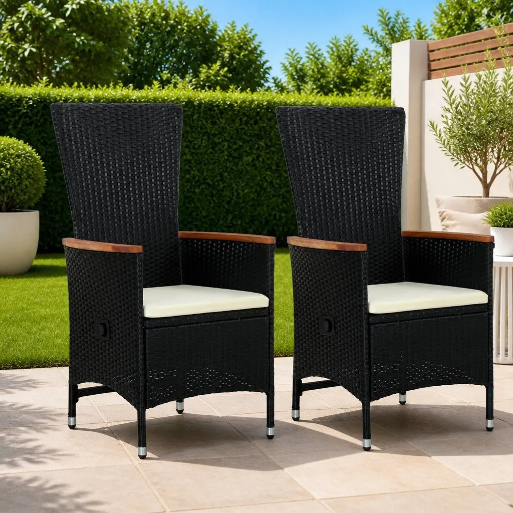 Outdoor Reclining Armchairs Set