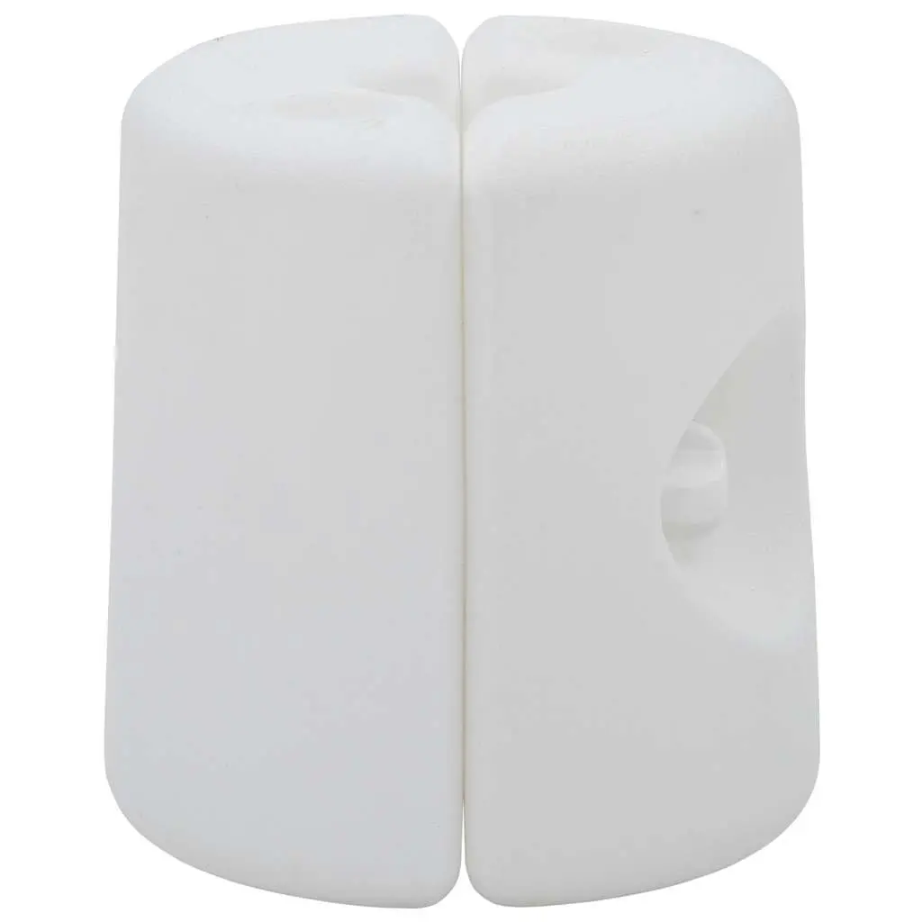 Gazebo Weights 4 Piece Set Fillable Stabiliser Base White