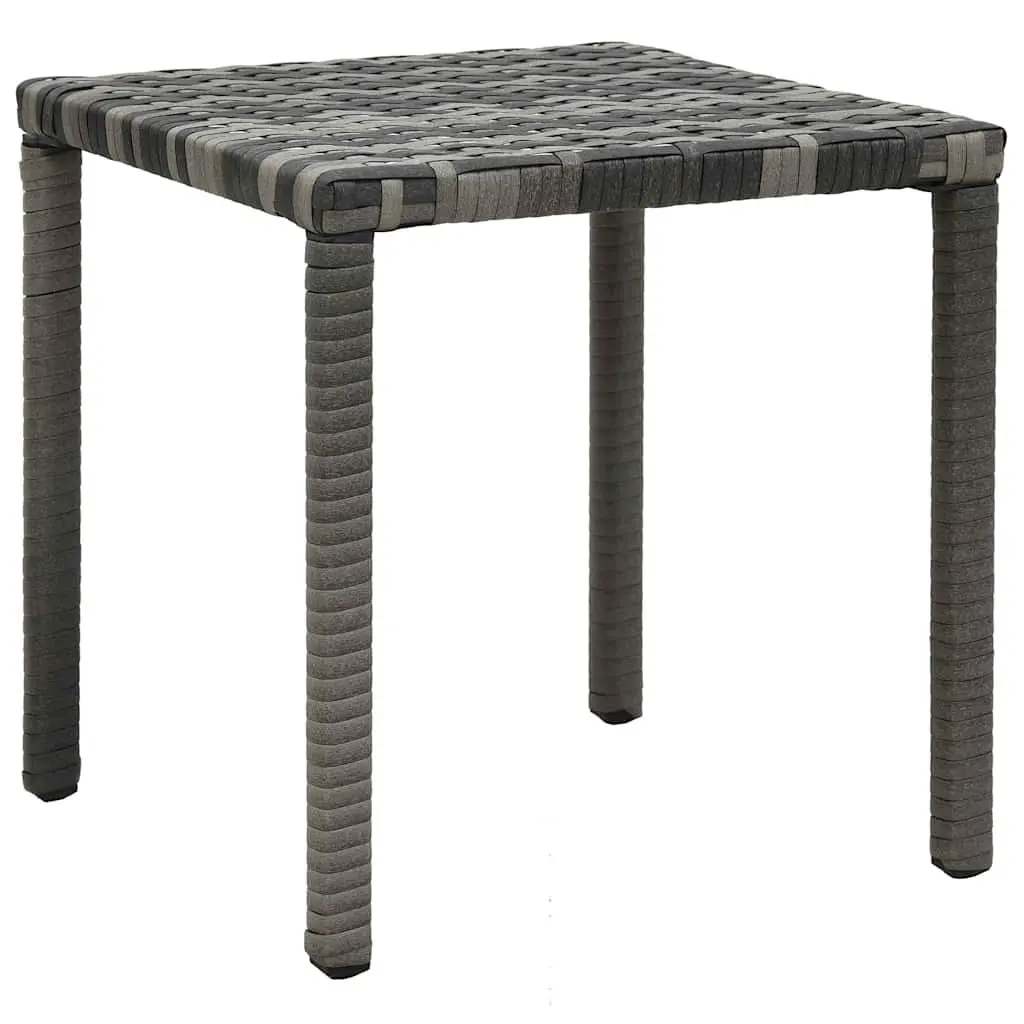 Sun Lounger Set Adjustable Backrests 2 Piece Poly Rattan Garden Patio Outdoor Furniture Anthracite