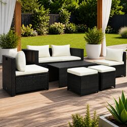 Your Ideal 6 Piece Outdoor Lounge Set Awaits