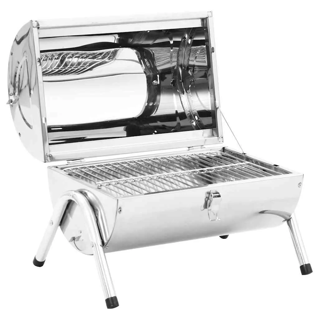 Portable Tabletop Charcoal Grill for Outdoor Fun