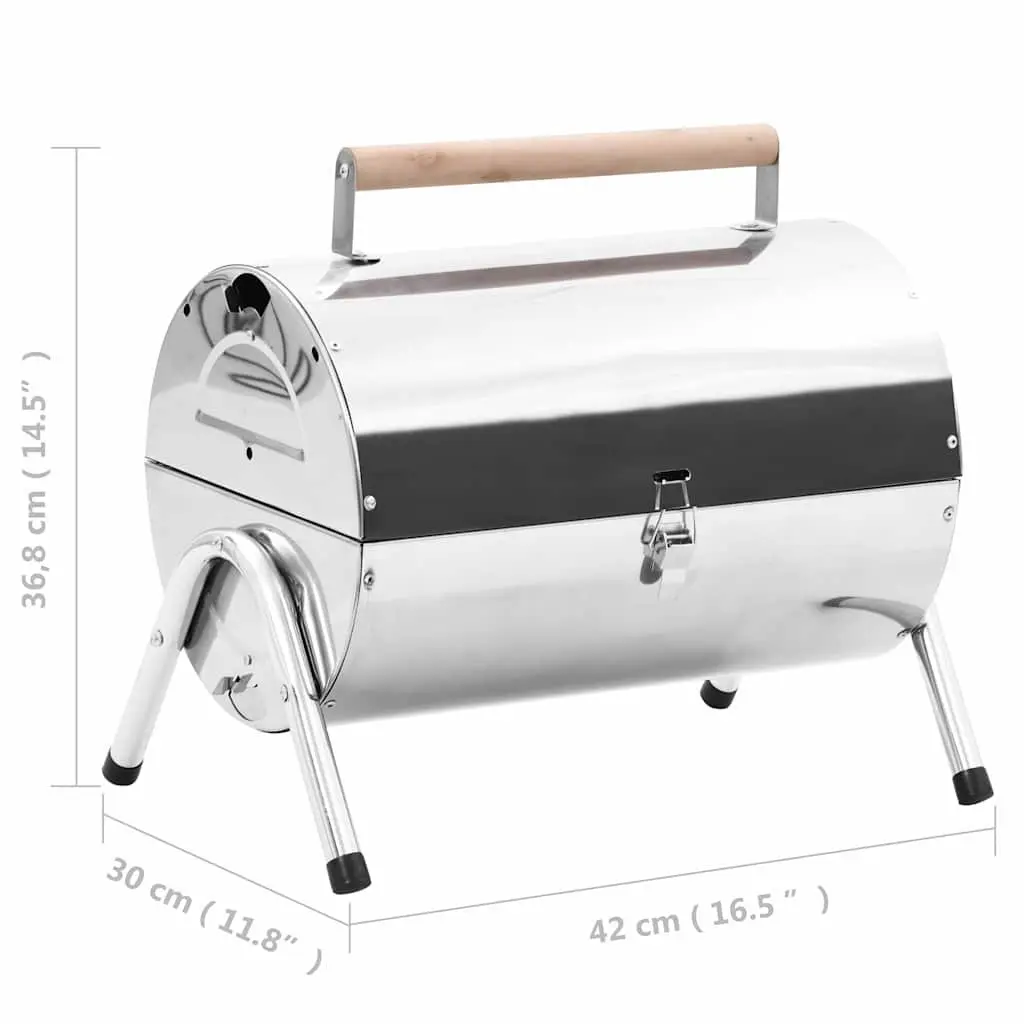 Portable Tabletop Charcoal Grill for Outdoor Fun