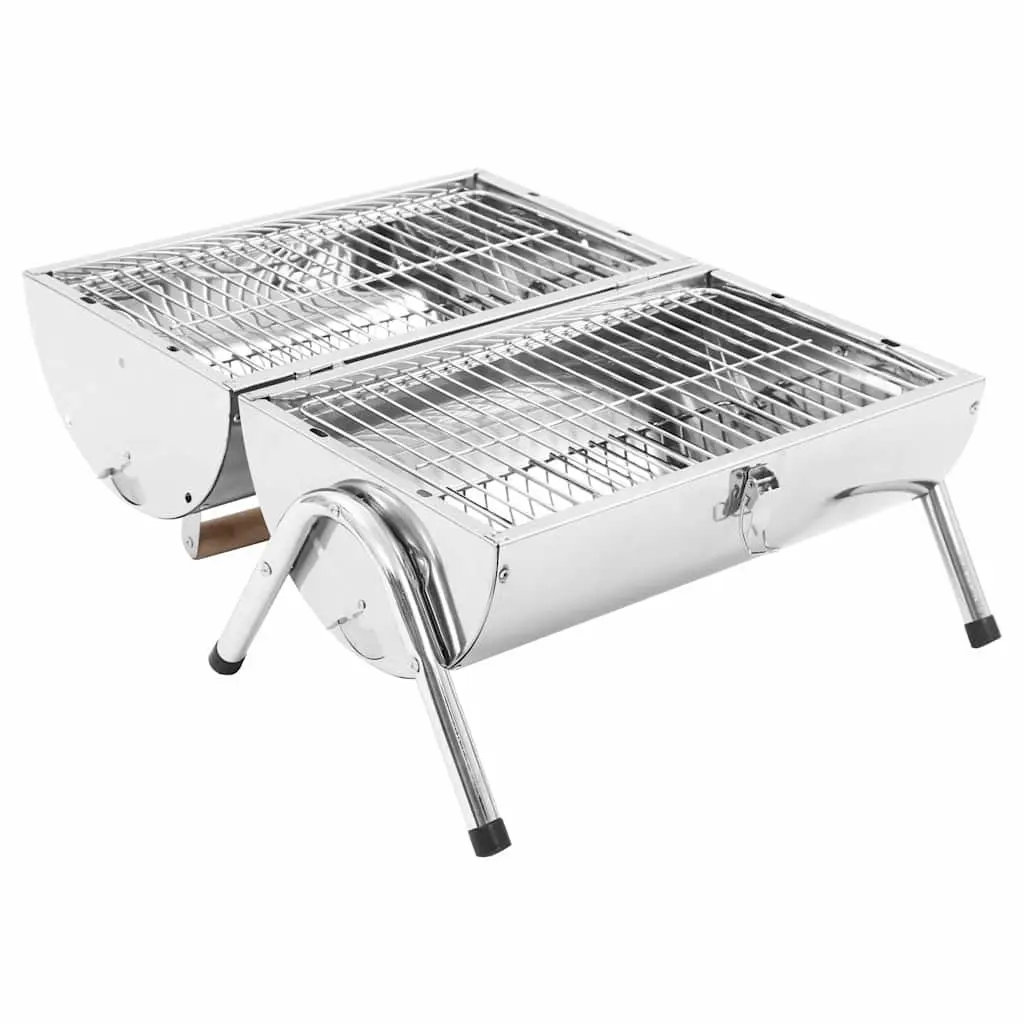 Portable Tabletop Charcoal Grill for Outdoor Fun