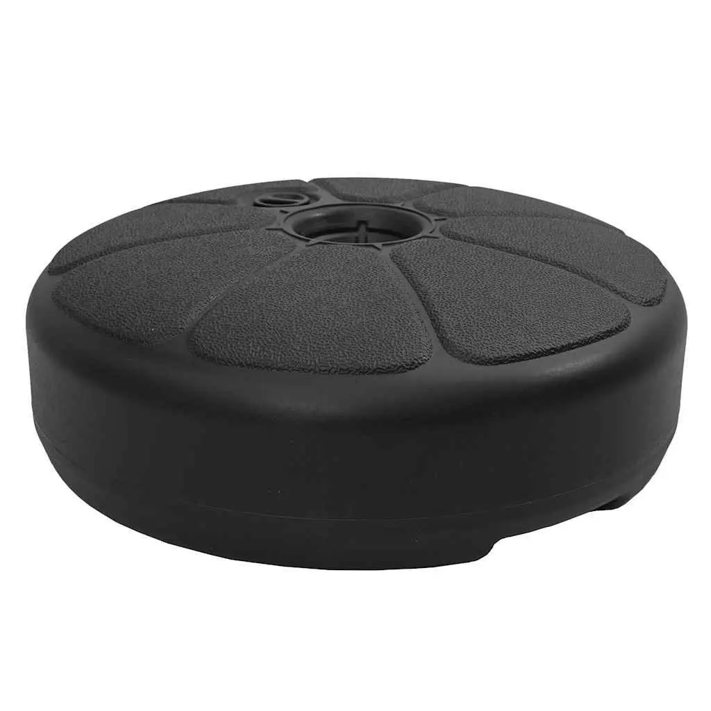 Umbrella Base Sand Water Fillable 15L Outdoor Parasol Stand Black Portable