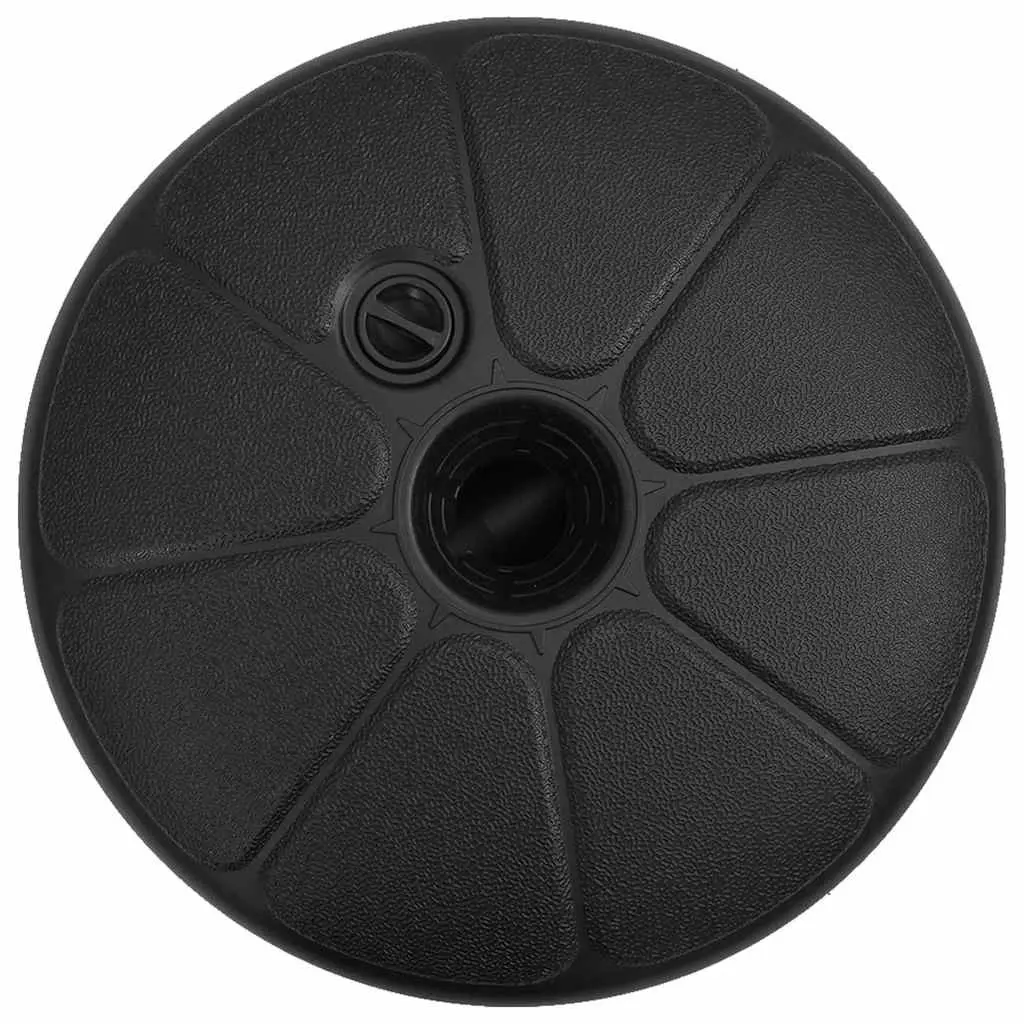 Umbrella Base Sand Water Fillable 15L Outdoor Parasol Stand Black Portable