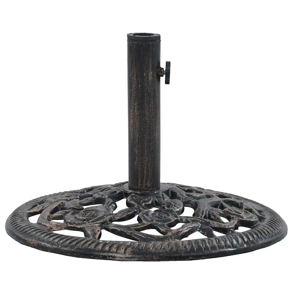 Cast Iron Umbrella Base Heavy Duty 12kg Outdoor Garden Patio Stand Holder