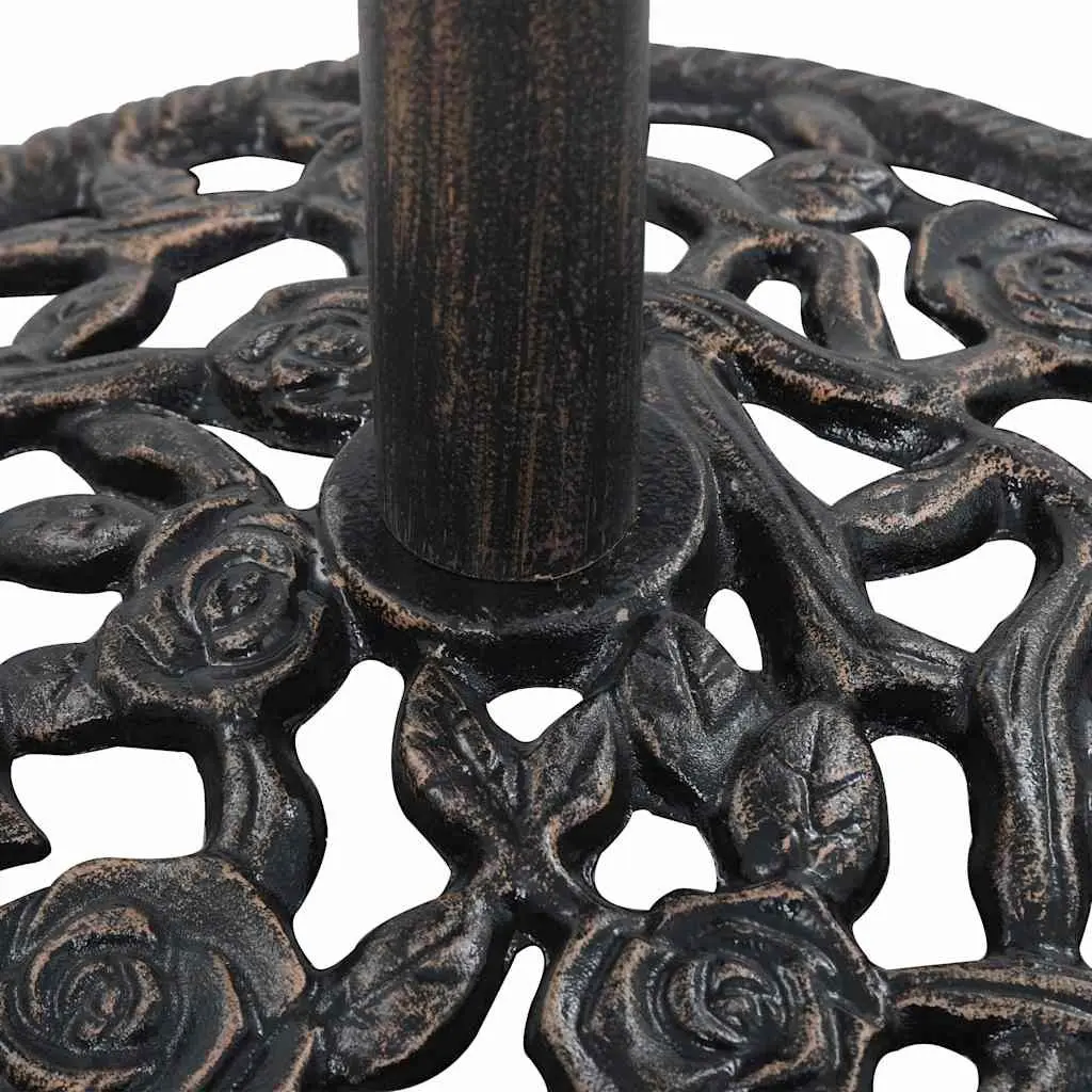 Cast Iron Umbrella Base Heavy Duty 12kg Outdoor Garden Patio Stand Holder