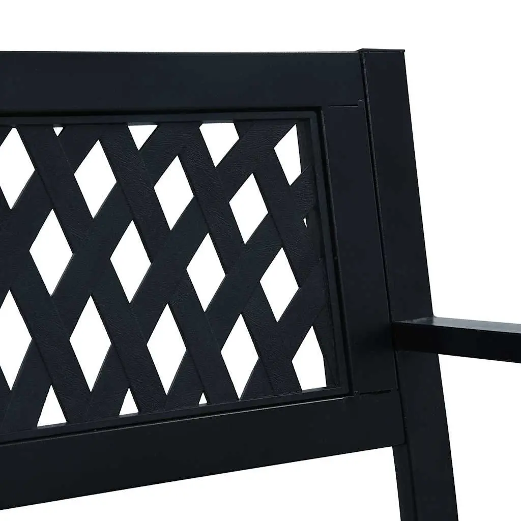 Outdoor Garden Bench Weather-Resistant 125cm