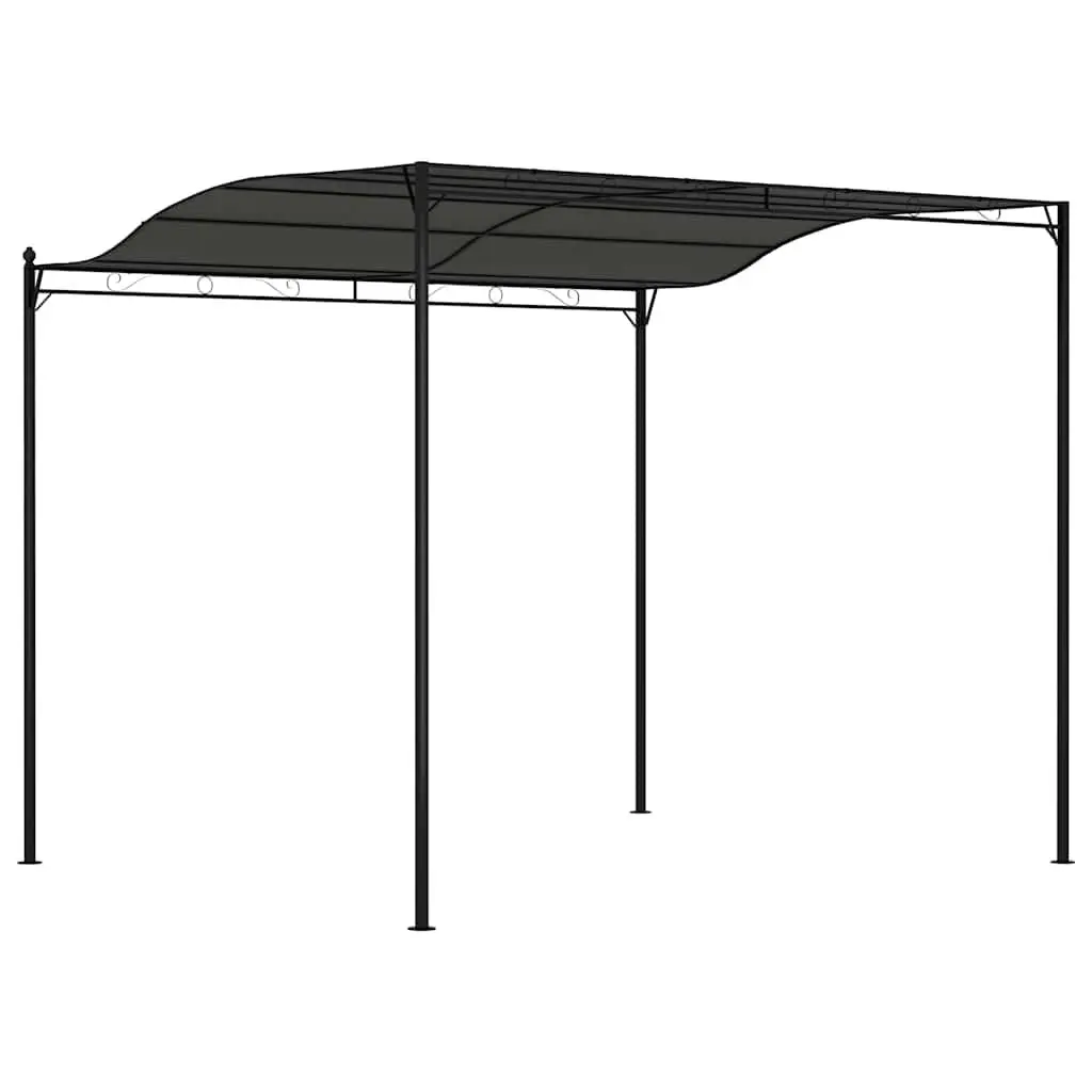 Sunshade Awning Outdoor Canopy 3 x 2.4 m Steel Frame