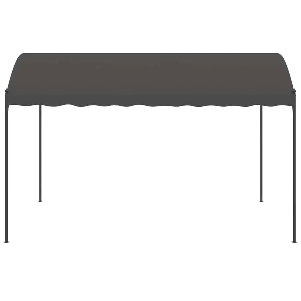 Sunshade Awning Water-resistant Polyester 3x4m Outdoor Gazebo Canopy Anthracite