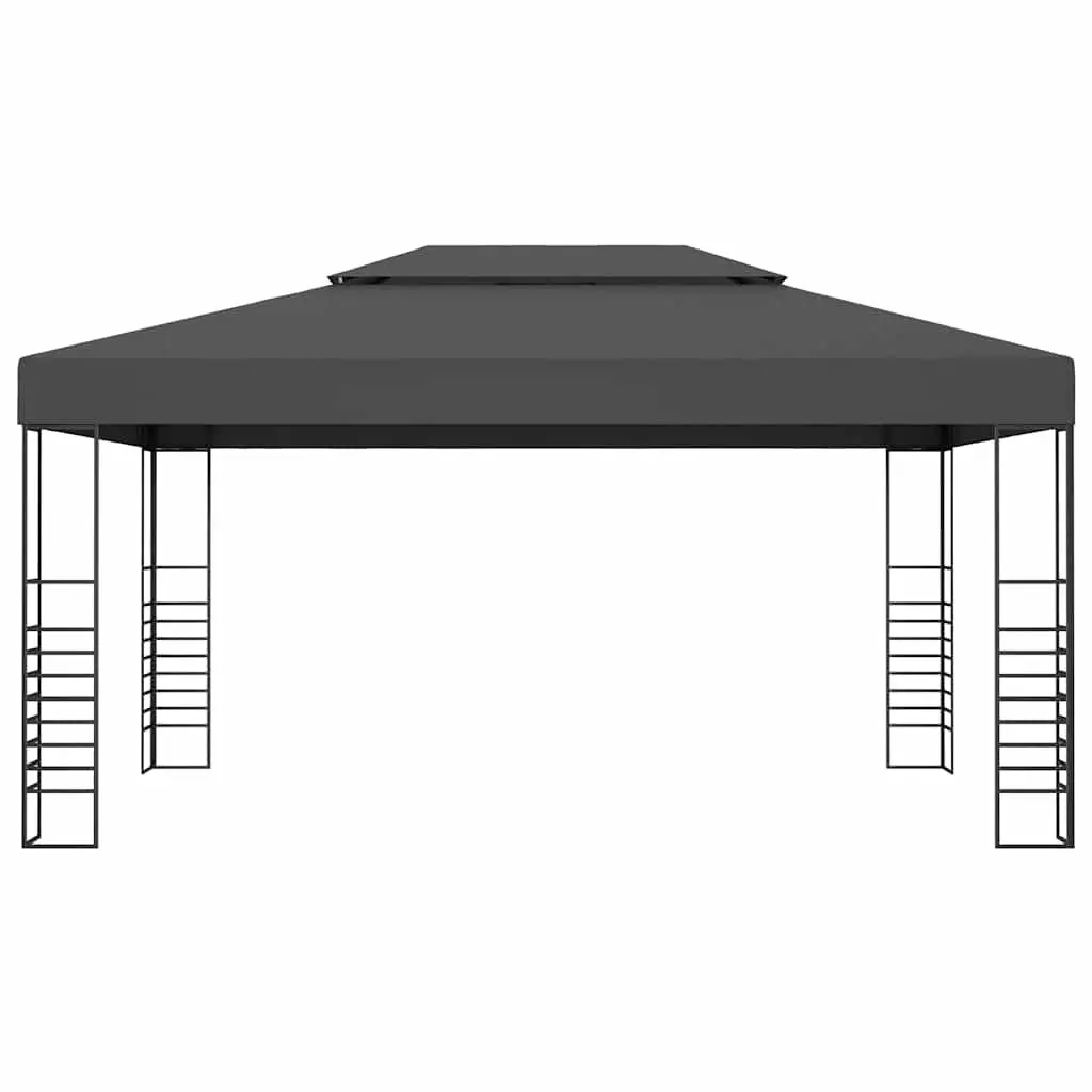 Gazebo 3x4 m Outdoor Canopy Party Tent Vented Roof Garden Patio Shade Structure