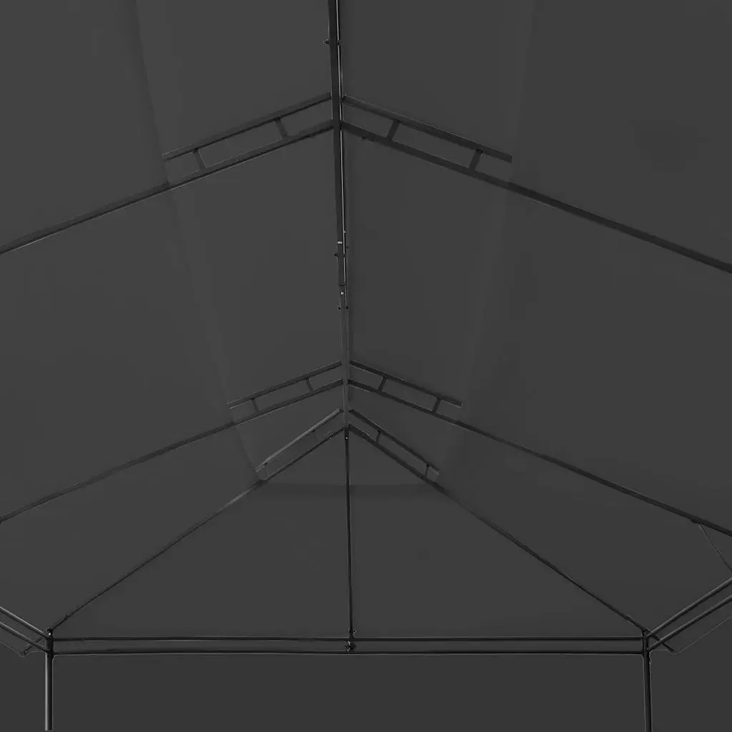 Gazebo Outdoor Canopy with Curtains Large Anthracite