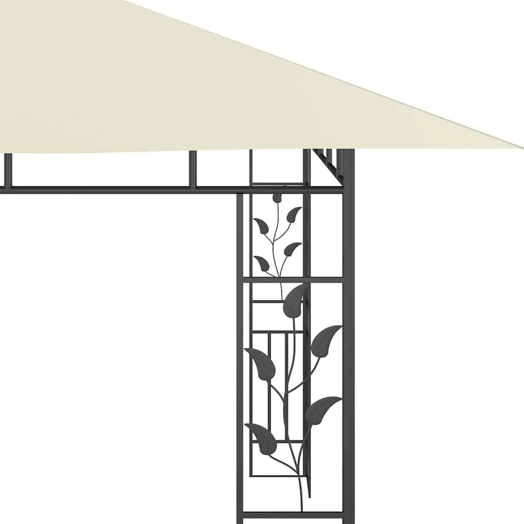 Outdoor Gazebo with Mosquito Net 4x3x2.73m