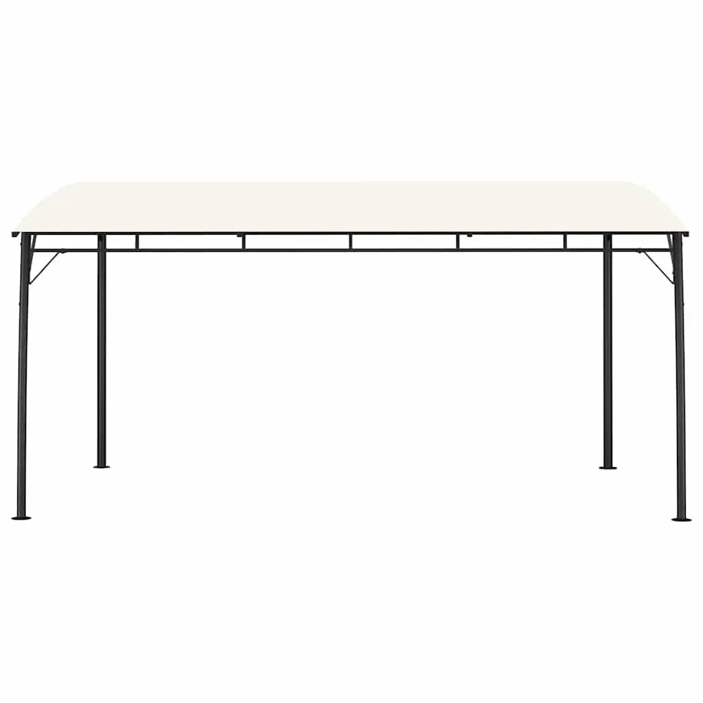 Garden Sunshade Awning Sturdy Metal Frame 4x3x2.55m Cream