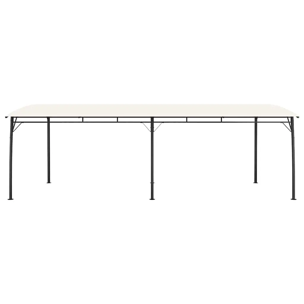Garden Gazebo Sunshade Awning Canopy Outdoor Shelter 6x3m Cream